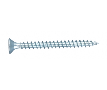 Trumpet Head Double-thread Fast Teeth Dry Wall Screw (Blue-White Zinc)